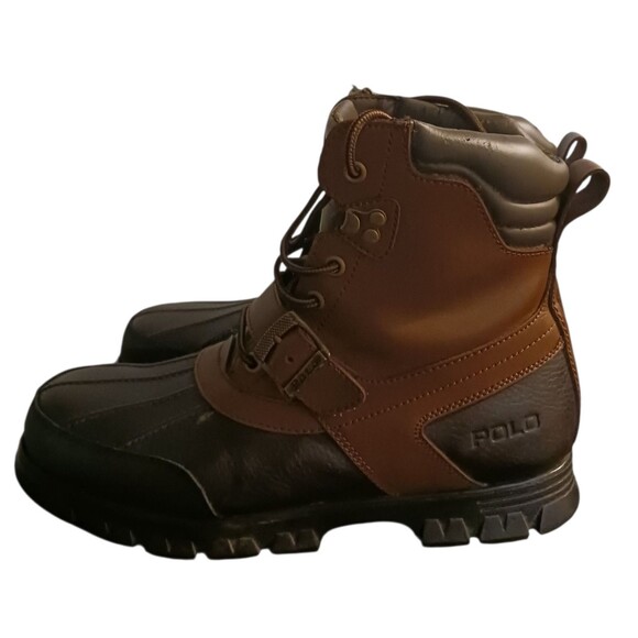 Polo (Ralph Lauren)-(Men's)-(Boots)-(Brown)-(Size:10.5)-(Pre-owned)-(Worn)-$30 - Picture 2 of 8